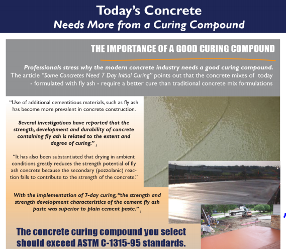 Concrete Cure And Seal Facts And Answers Tk Products