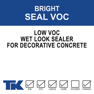 TK Products Bright Seal WB Premium Acrylic Sealer – Concrete Exchange