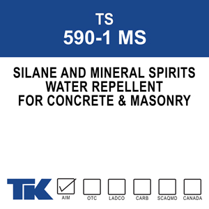 ts-590-1-ms One component, deep penetrating water repellent consisting of silane in mineral spirits for protecting concrete and masonry
