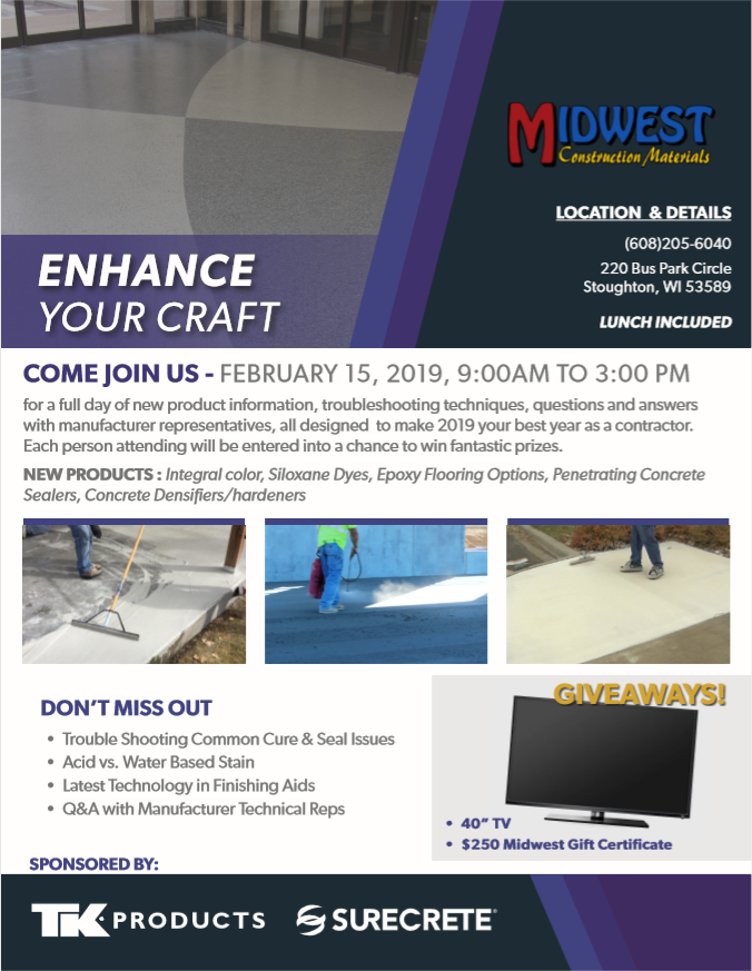 Midwest TK and SureCrete Products Class Flyer