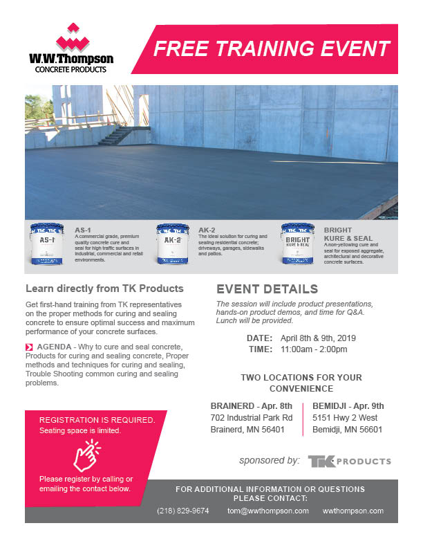 Training-Flyer-Architectural-Concrete-Supply-June-18-2019-web